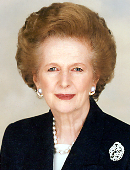 Margaret Thatcher, fyrrverandi forsætisráðherra Bretlands