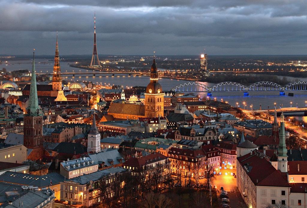 Riga, höfuðborg Lettlands